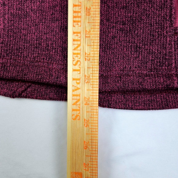 Spyder Women Burgundy Heathered Full Zip Fleece Jacket Size S - Picture 7 of 8